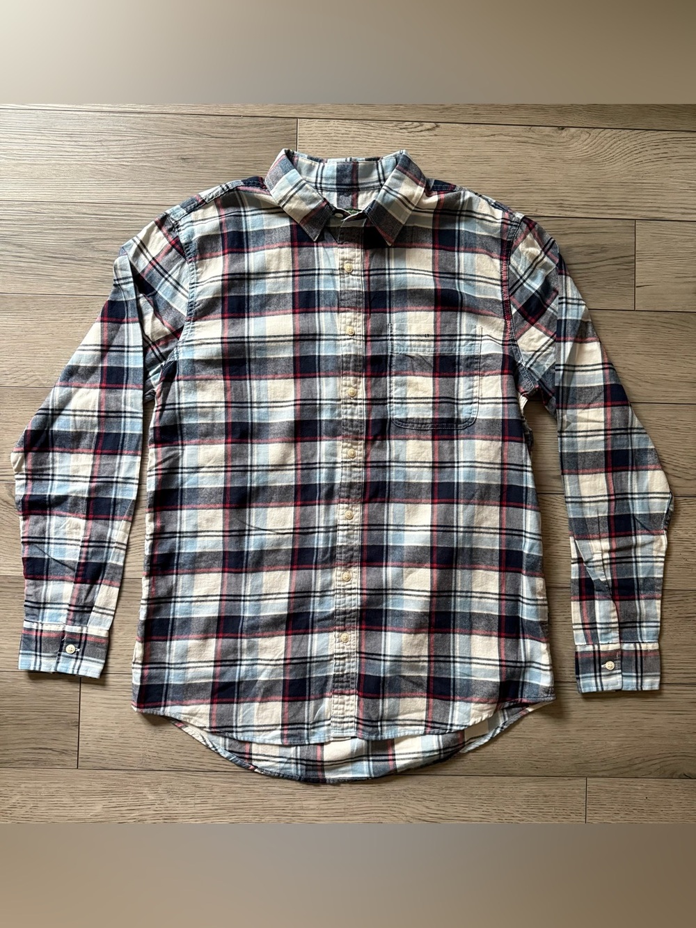 NEW-Men's American Eagle Flannel Shirt Large Tall